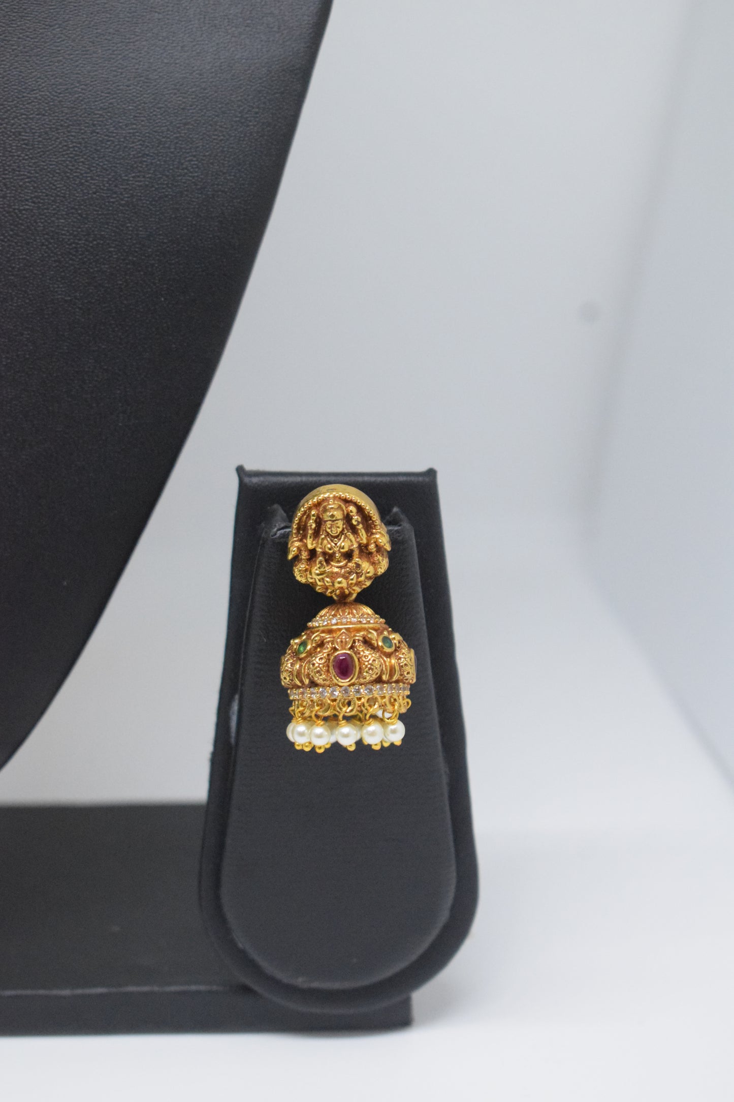 3D Temple Long Necklace - Medium