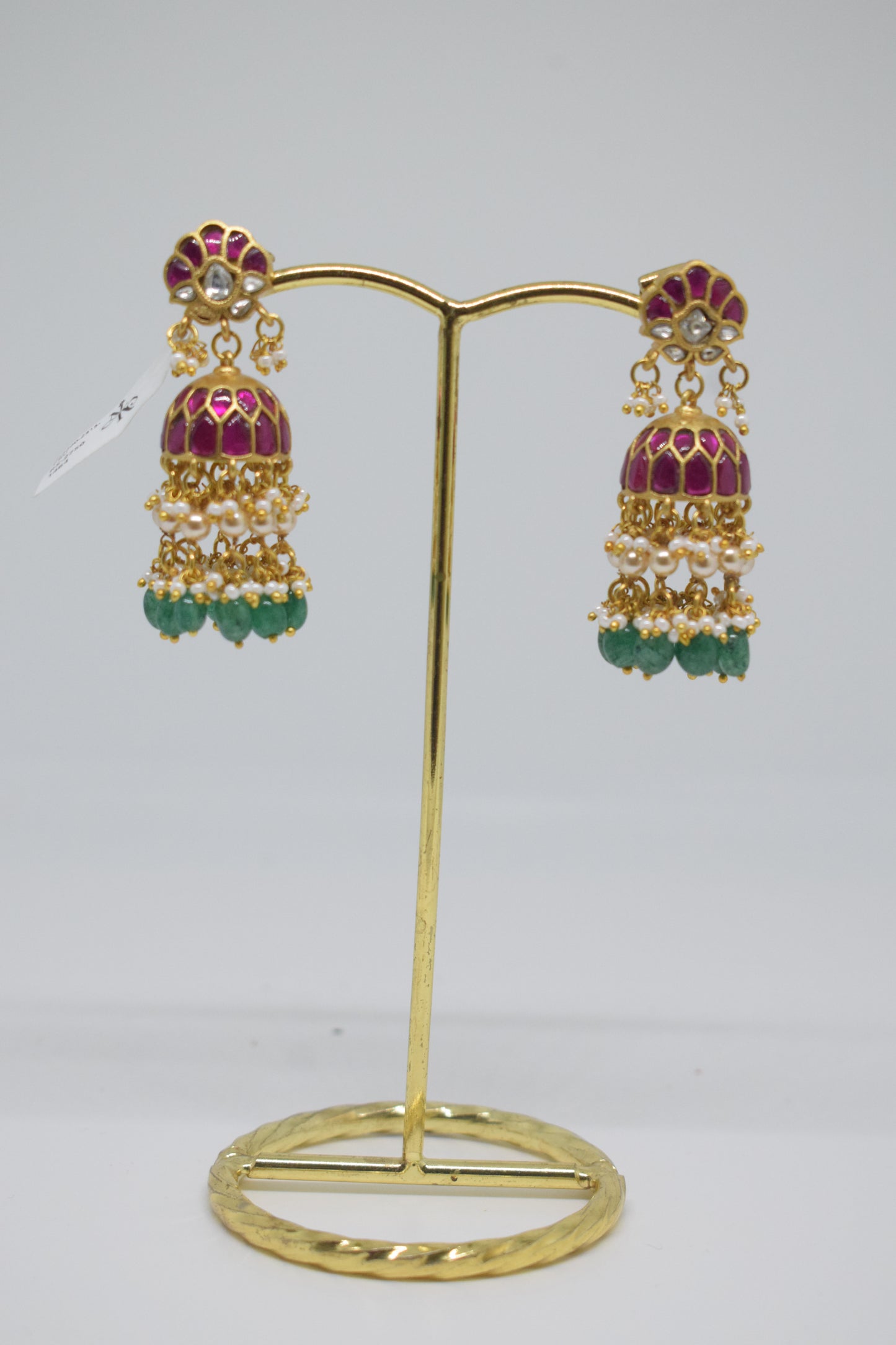 Premium Jadau Kundan long Jhumkas