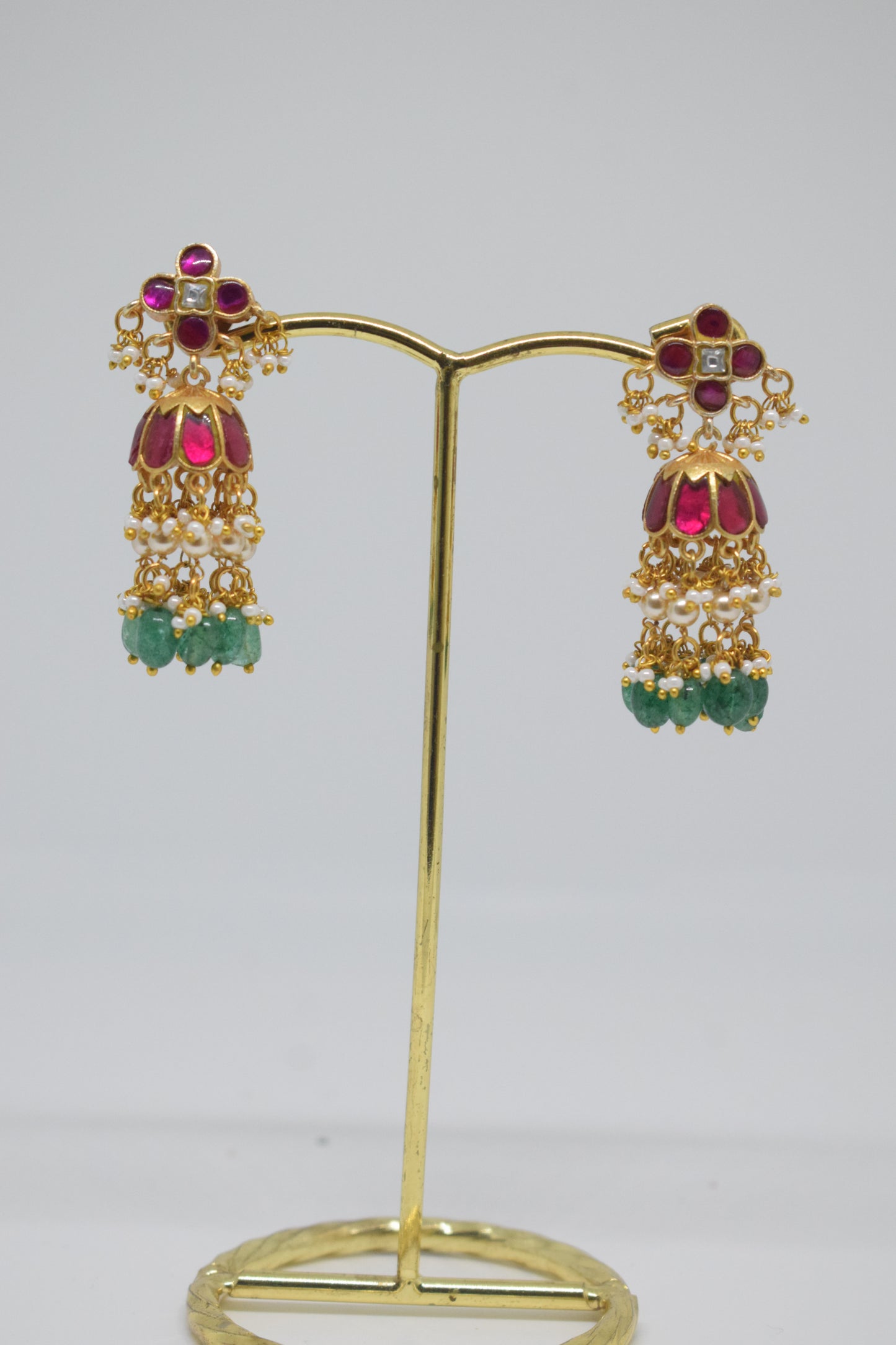 Premium Jadau Kundan jhumkas