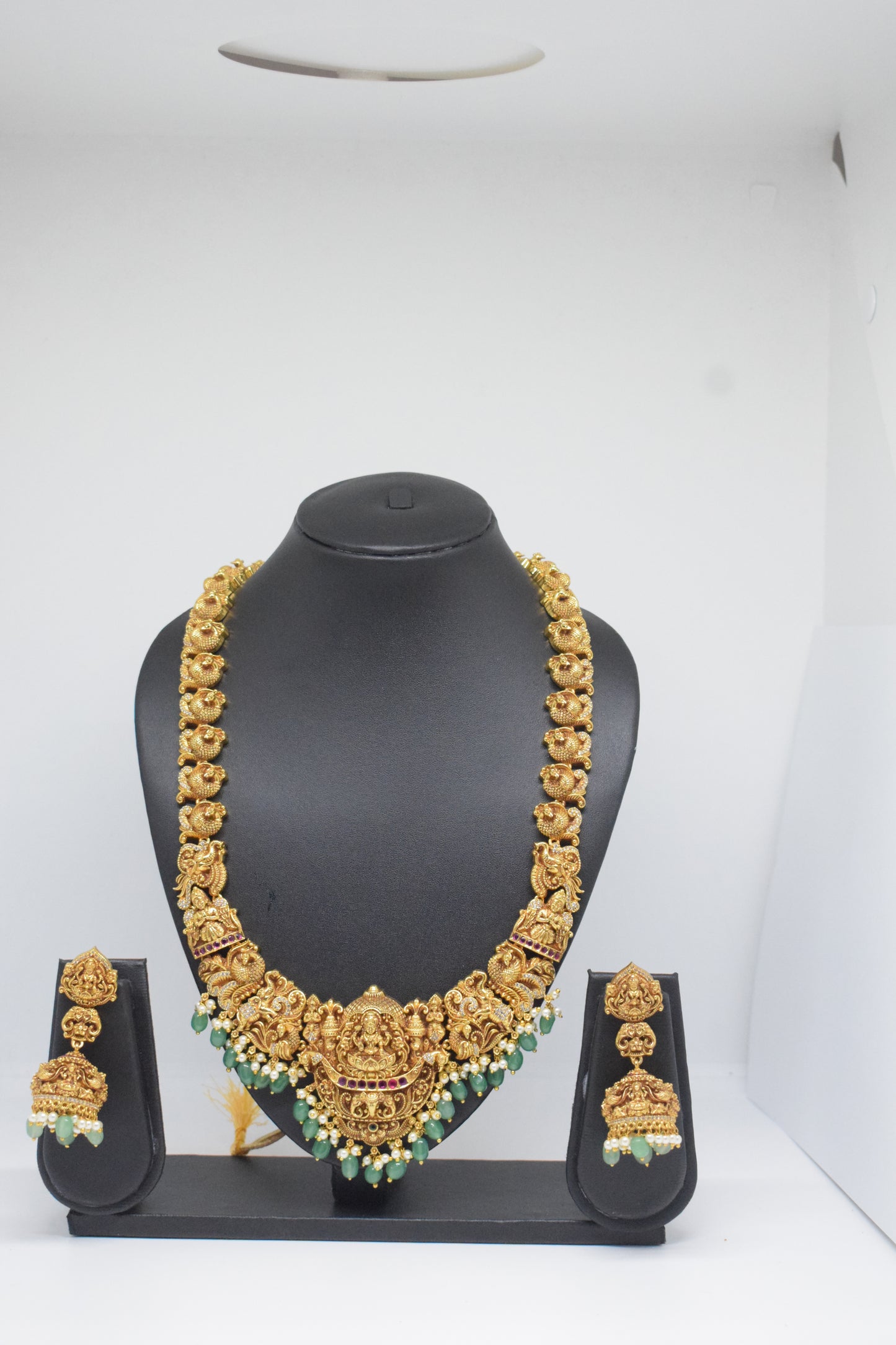 3D Temple Long Necklace -Long