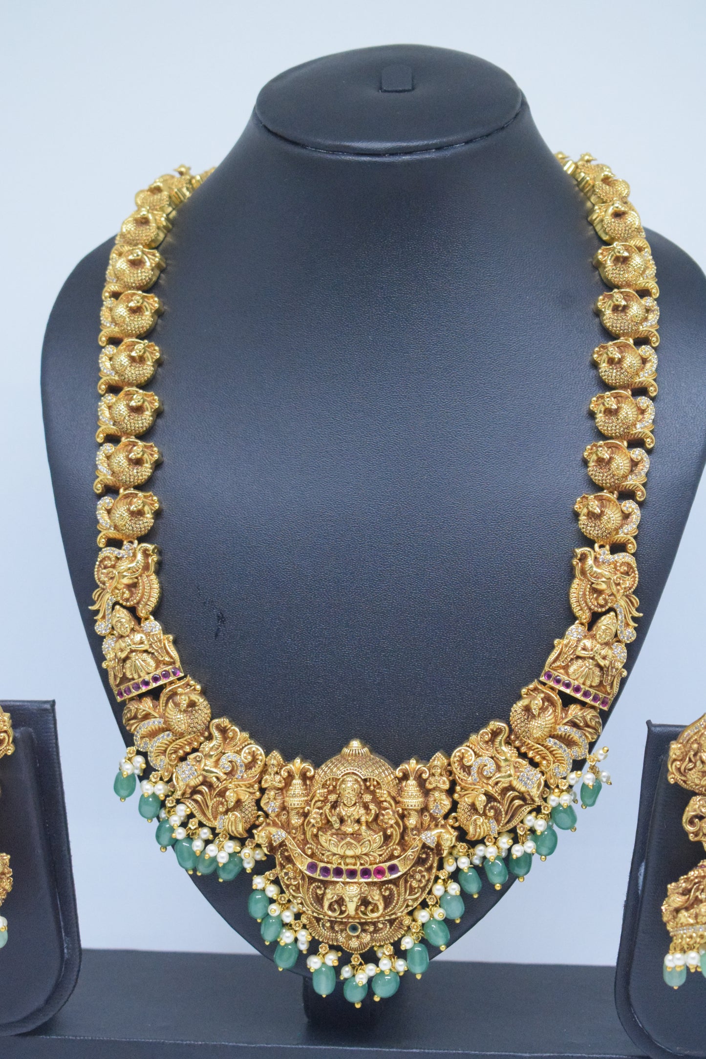 3D Temple Long Necklace -Long