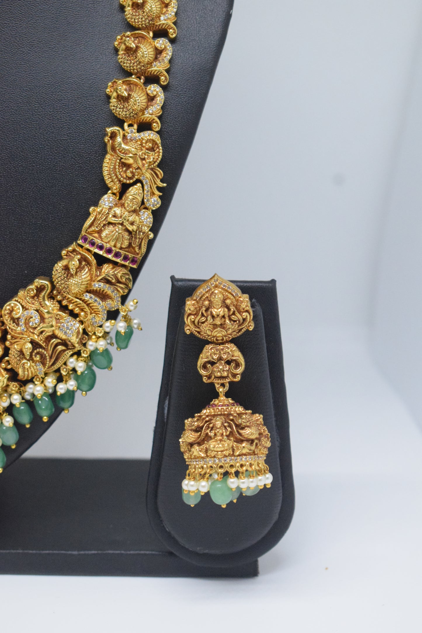 3D Temple Long Necklace -Long