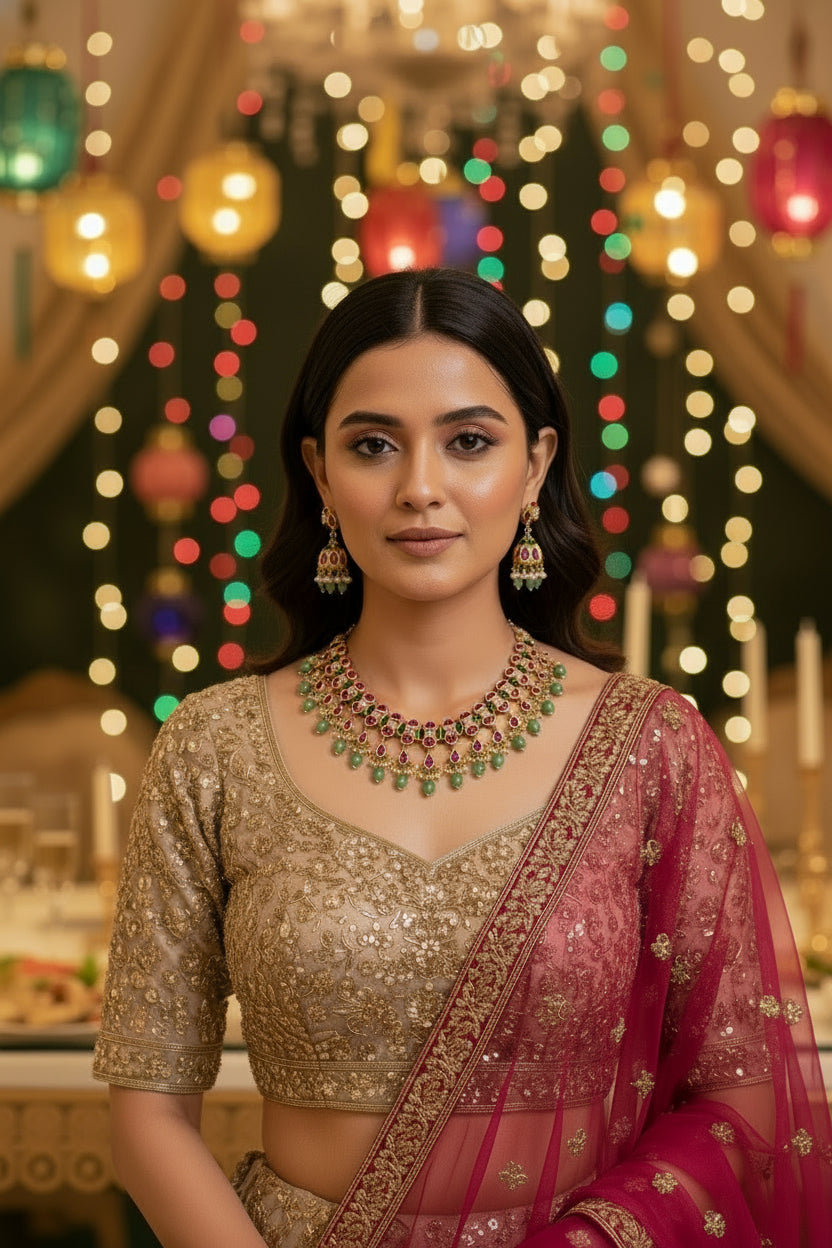 Jadau Kunan Choker Set