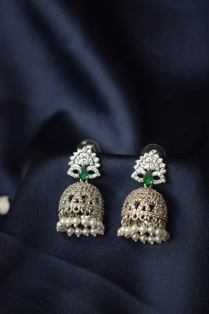 CZ jhumkas-8