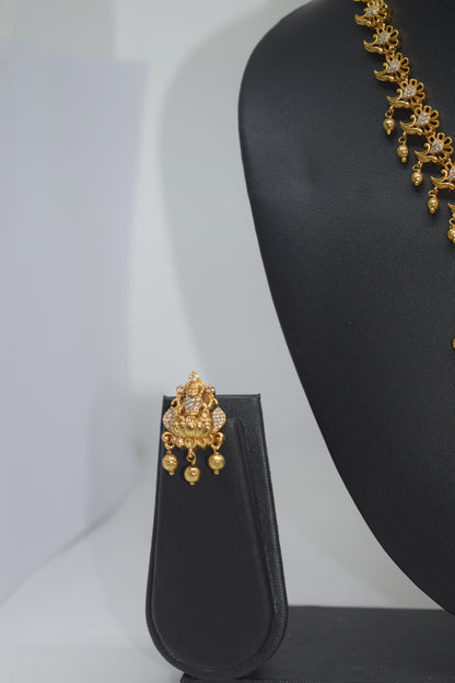Lakshmi 3D necklace set