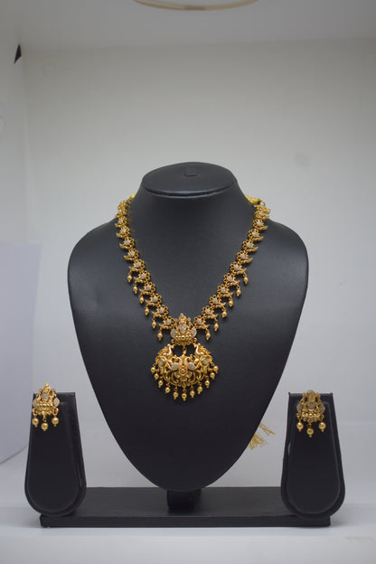 Lakshmi 3D necklace set