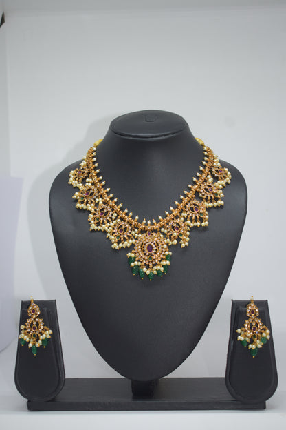 Short Gutta poosalu necklace