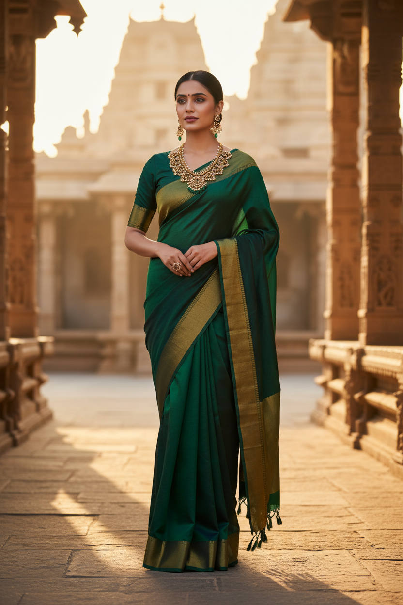 Short Gutta poosalu necklace set