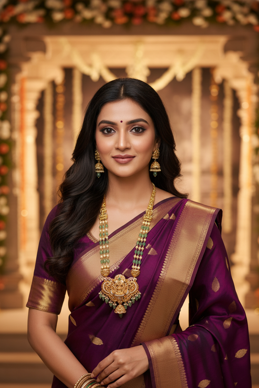 Long Chain with Earrings