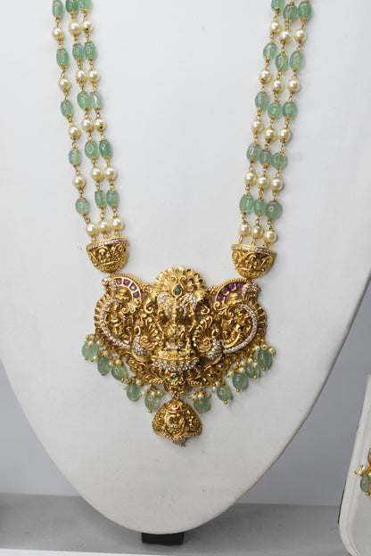 Long Chain with Earrings