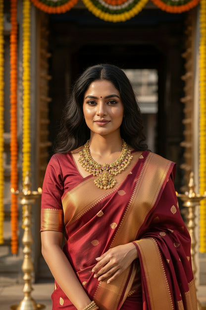 Temple Necklace Set