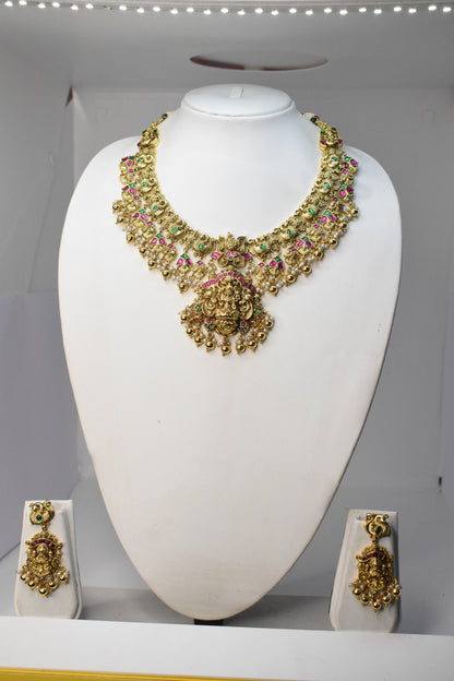 Temple Necklace Set