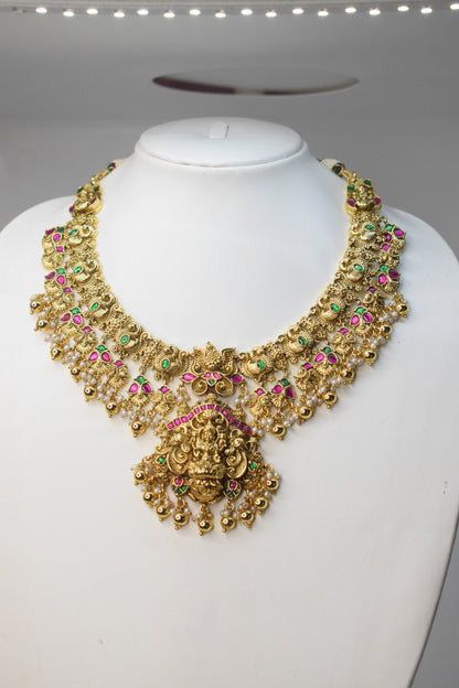 Temple Necklace Set