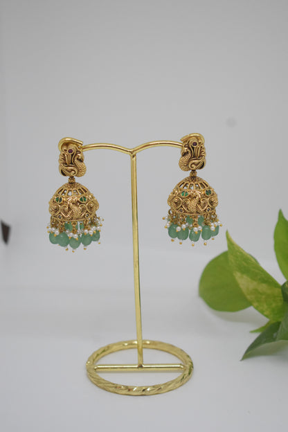 Temple Jhumkas