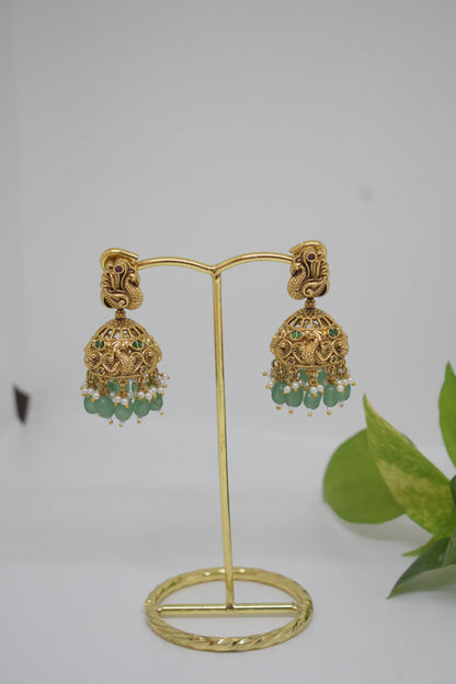 Temple Jhumkas