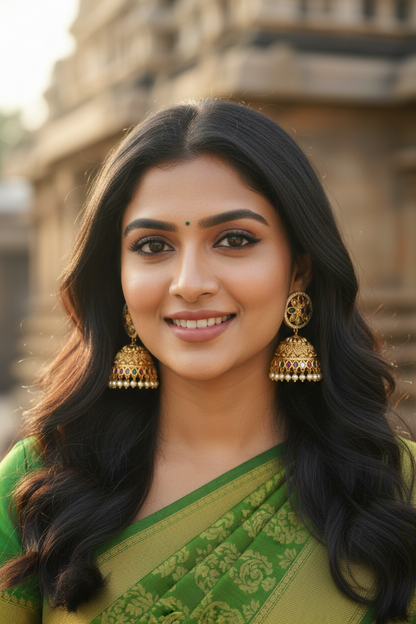 Navratna Statement Jhumkas
