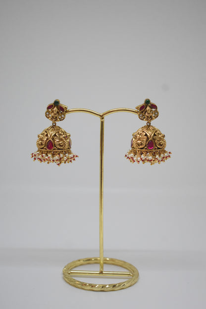 Temple Jhumkas