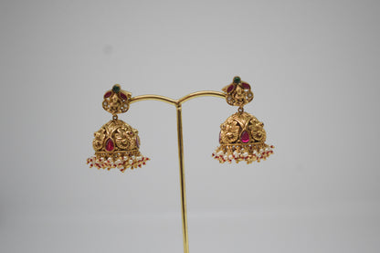 Temple Jhumkas