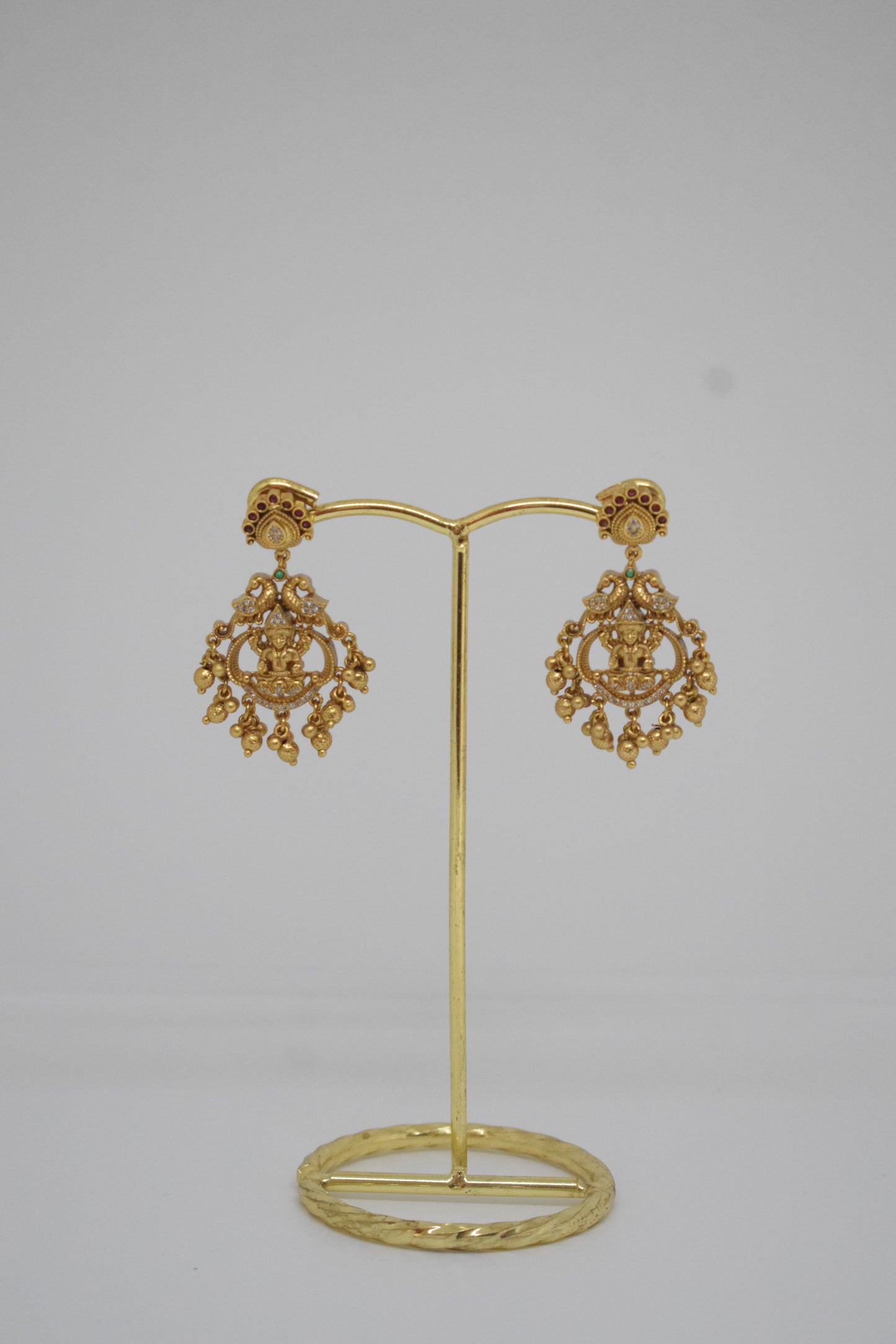 3D Temple Earrings