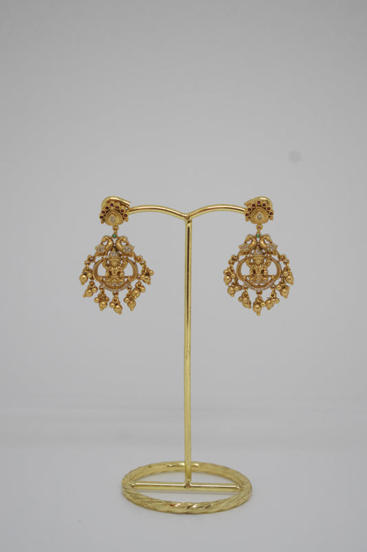 3D Temple Earrings