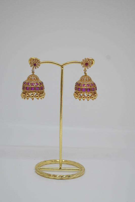 Ruby Jhumkas