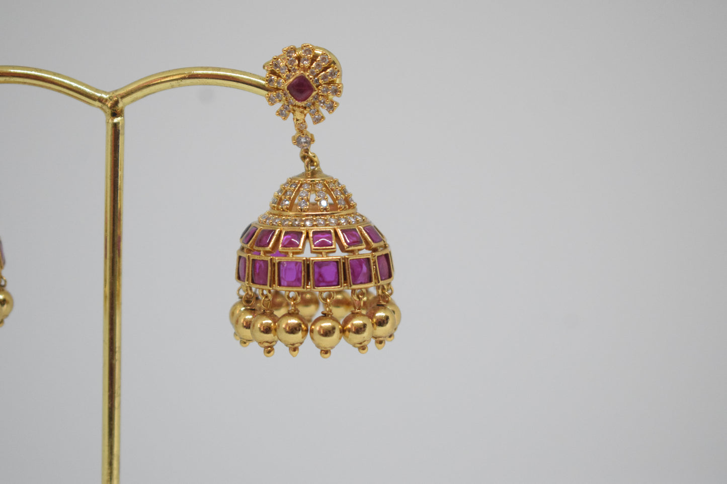 Ruby Jhumkas