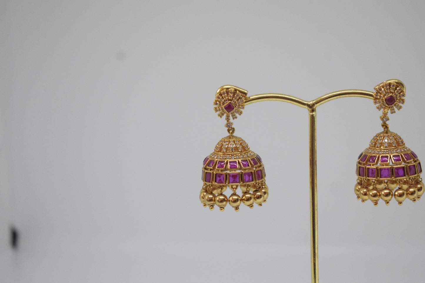 Ruby Jhumkas