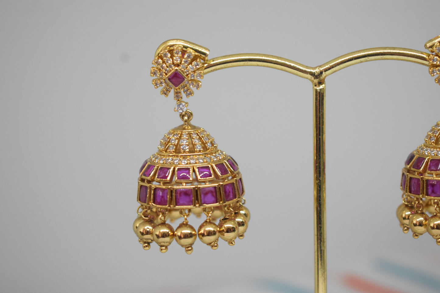 Ruby Jhumkas