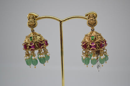 Jadau Kundan Jhumkas-2