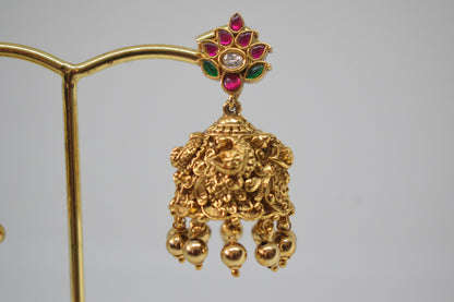 Temple Jhumkas