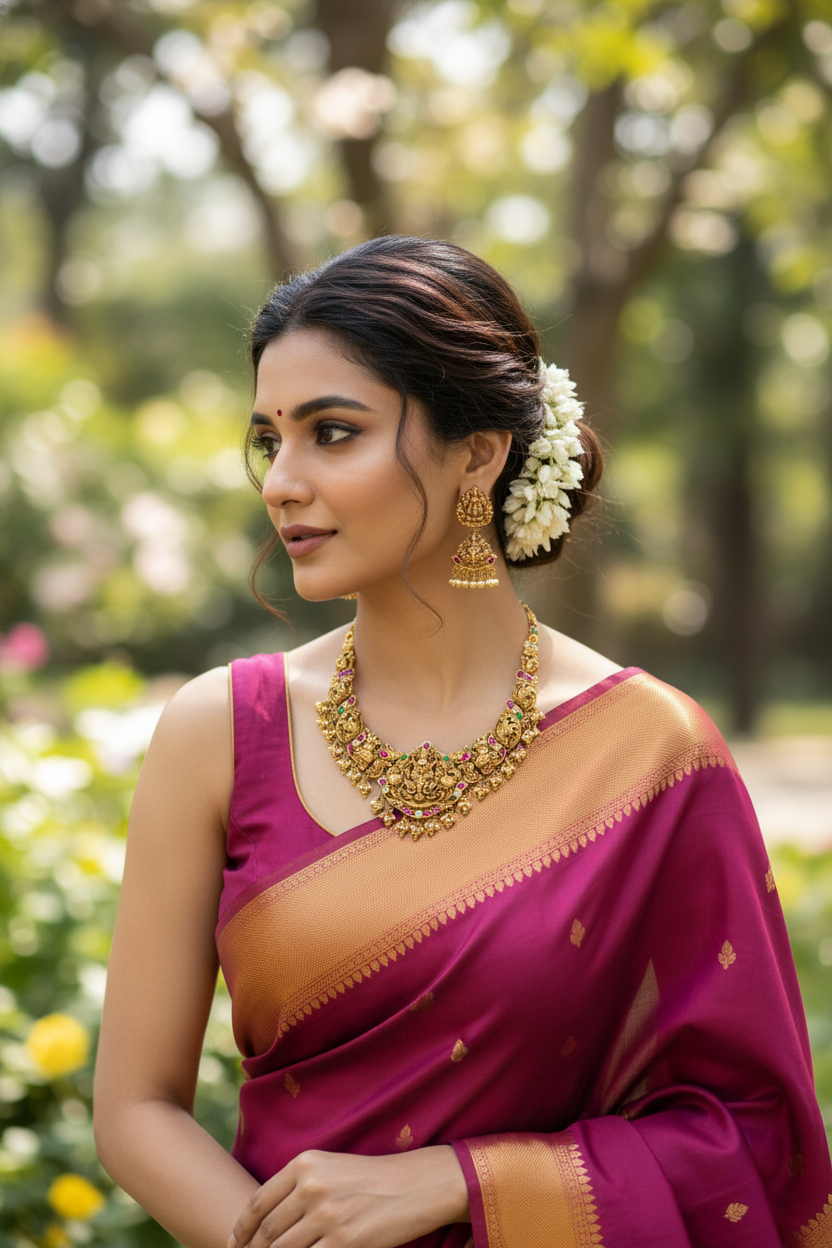 3D Temple Necklace Set