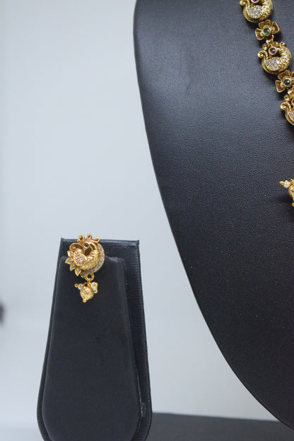 Temple Necklace Set