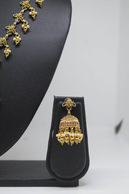 Temple Necklace Set