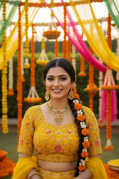 Temple Necklace Set