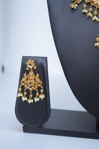 Temple Necklace Set