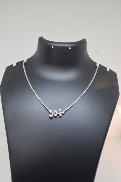 White Flower Necklace