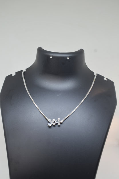 White Flower Necklace