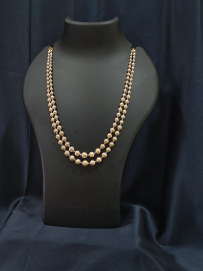2 Layered pearls-Purple