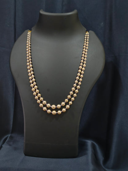 2 Layered pearls-Purple