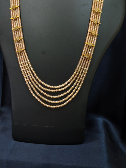 5 Layered Pearl Chain-Honey