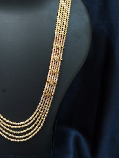 5 Layered Pearl Chain-Honey