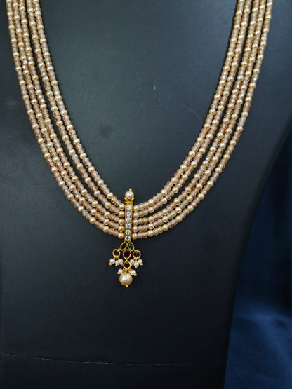Honey Bead Pendant Necklace