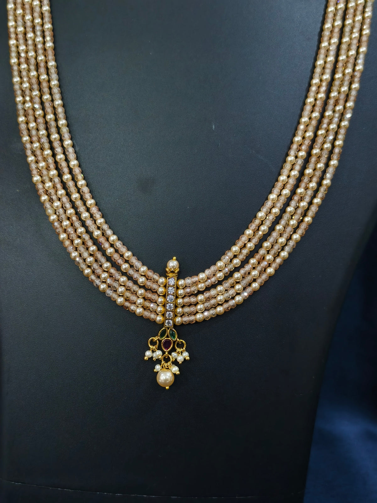 Honey Bead Pendant Necklace