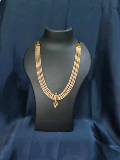 Honey Bead Pendant Necklace