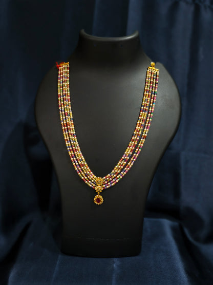 Multicolour Mixed Beads Necklace Set