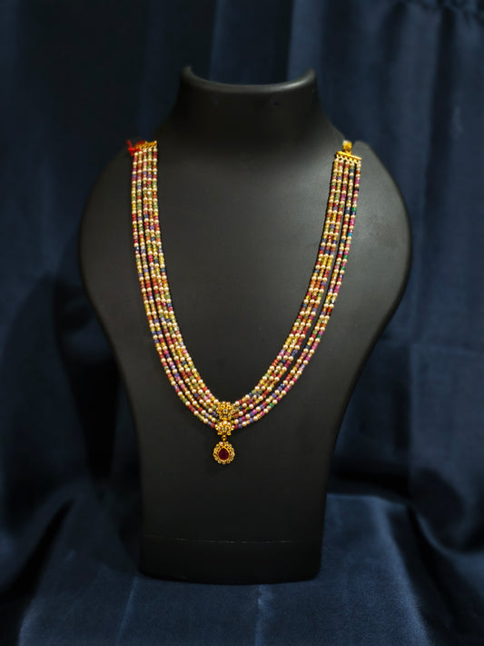 Multicolour Mixed Beads Necklace Set