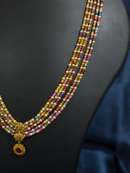 Multicolour Mixed Beads Necklace Set