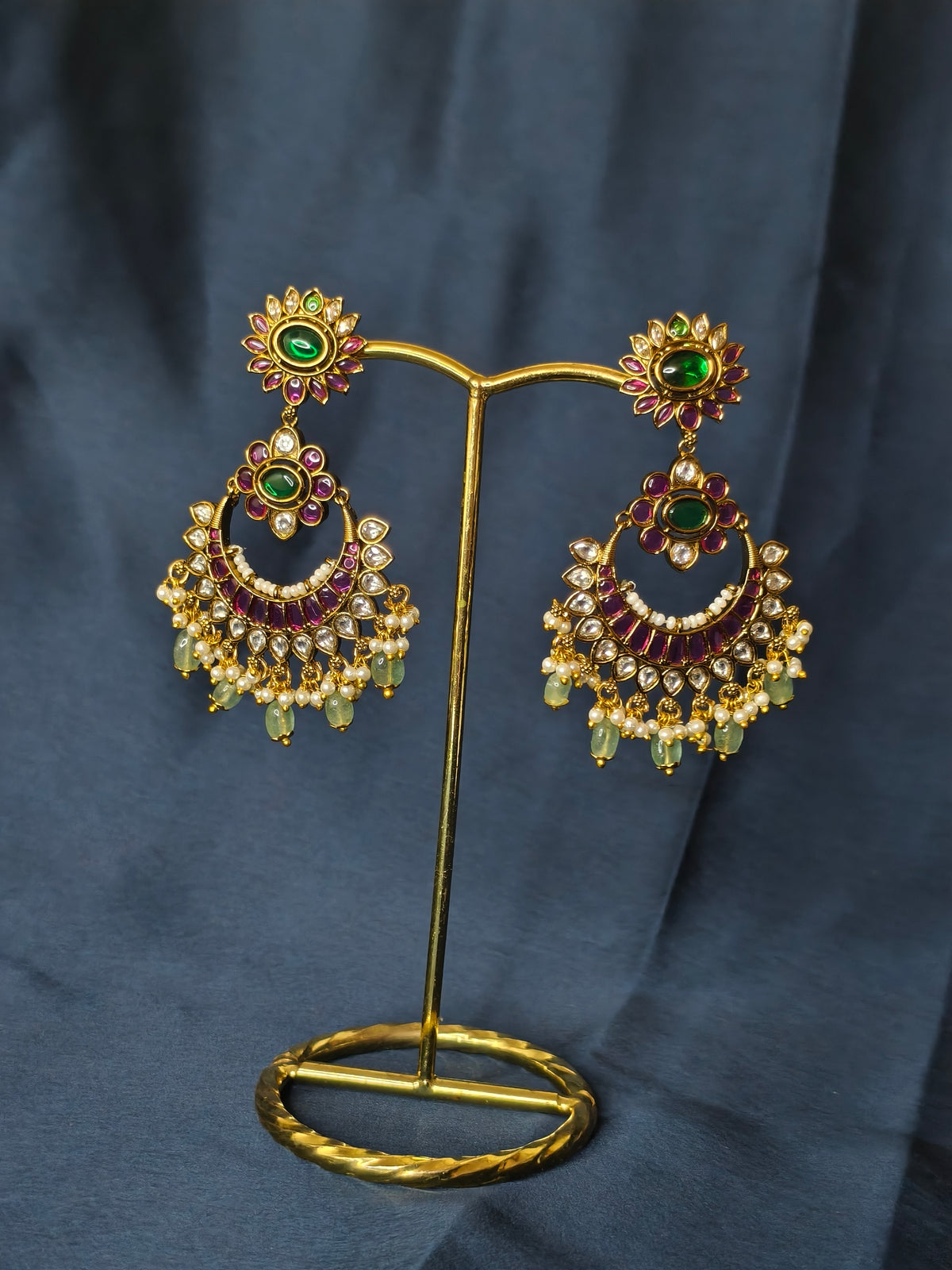 Festive chandbali earrings-25