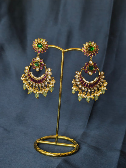 Festive chandbali earrings-25