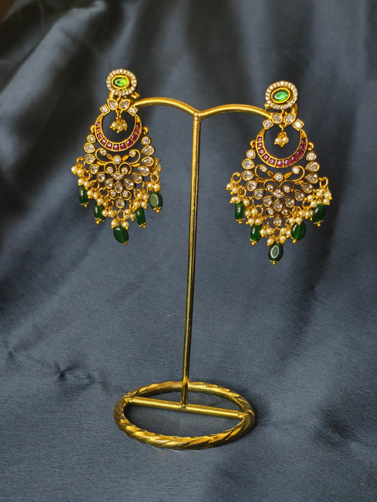 Festive chandbali earrings-23